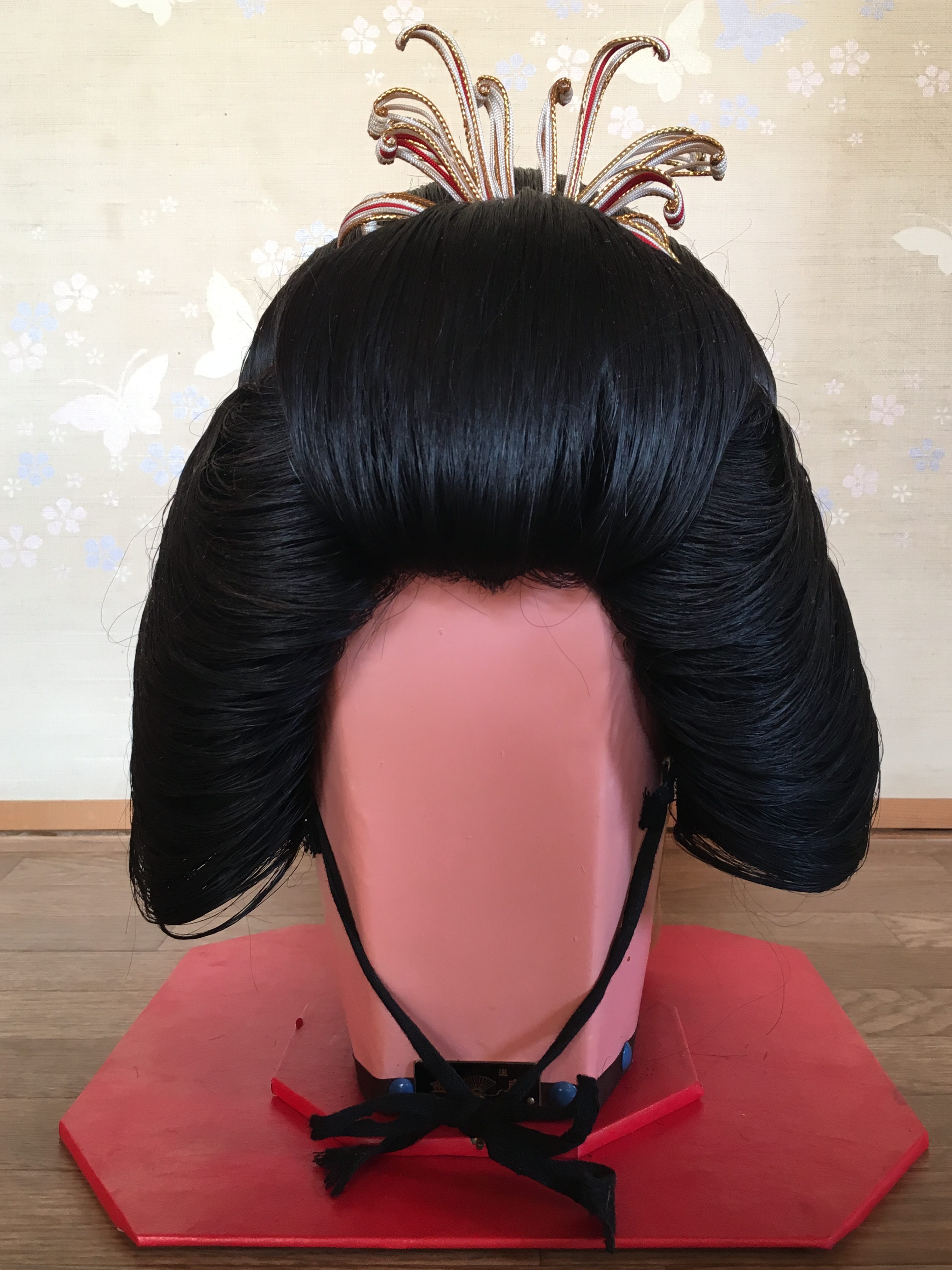 Katsura Sans Wig Of The Day KATSURA Real Hair Wig GEISHA MAIKO Traditional Japanese KIMONO Cosplay